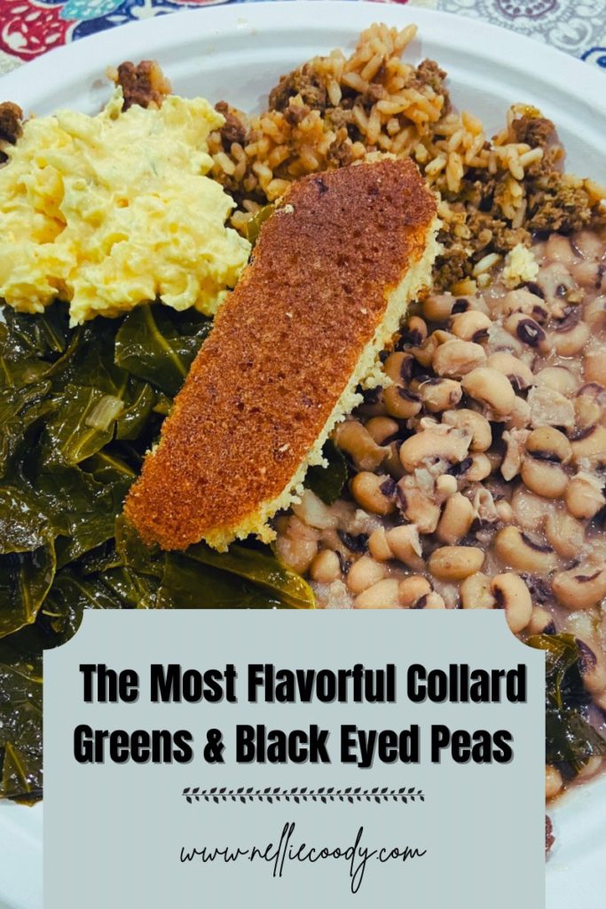 The Most Flavorful Collard Greens & Black Eyed Peas