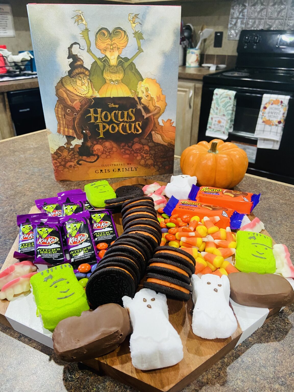 Halloween Charcuterie Board & Ghost Brownies